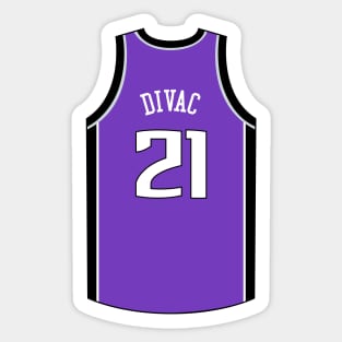 Vlade Divac Sacramento Jersey Qiangy Sticker